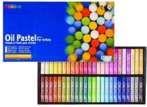 Mungyo Round Shaped Oil Pastel Crayon (48 Colors)