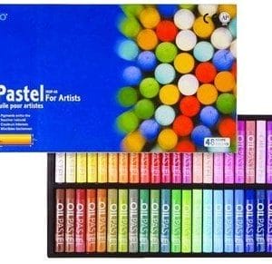 Mungyo Round Shaped Oil Pastel Crayon (48 Colors)