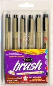 Sakura Pigma Brush Pens