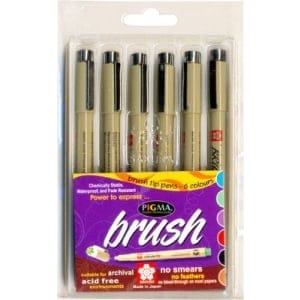 Sakura Pigma Brush Pens