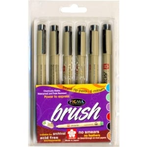 Sakura Pigma Brush Pens