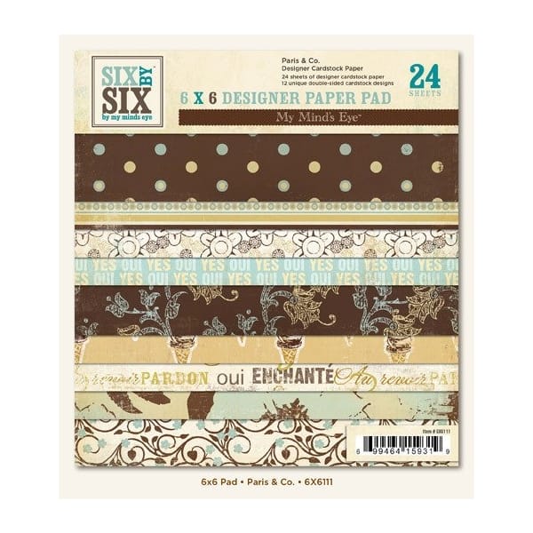 Six By Six - Paris & Co - 6X6 Paperpack