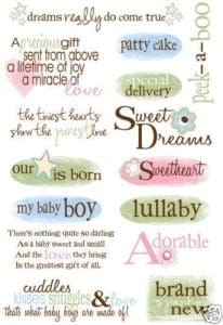 Three Bugs in a Rug - Baby Rub-Ons