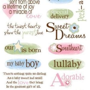 Three Bugs in a Rug - Baby Rub-Ons