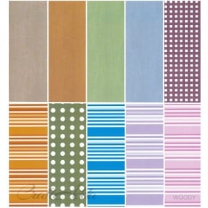 Assorted 6x6 Paper Pack - Woody (Set of 30 sheets)