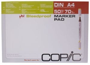Copic Bleedproof Marker Pads A4 (50 Sheets/Pad)