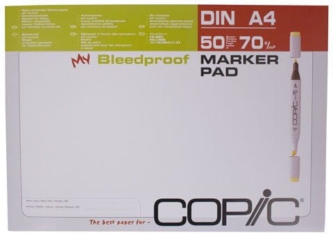 Copic Bleedproof Marker Pads A4 (50 Sheets/Pad)
