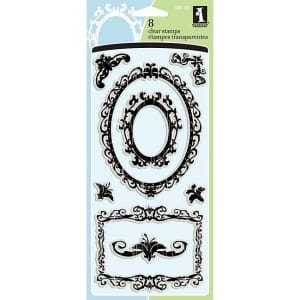 Inkadinkado Clear Stamps- Ornamental Frames (8 Stamps)