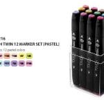 Shinhan Touch Marker "P" (Pastel) Color - Set of 12