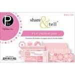 Share & Tell 4x6 Creative Paper Pad - Baby Girl