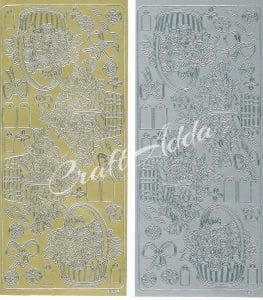 Peel Off Sticker (0254) - Set of 4