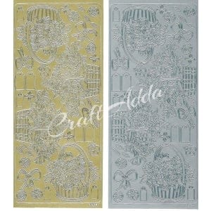 Peel Off Sticker (0254) - Set of 4