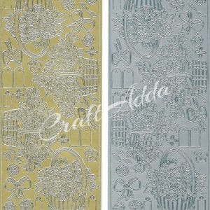 Peel Off Sticker (0254) - Set of 4