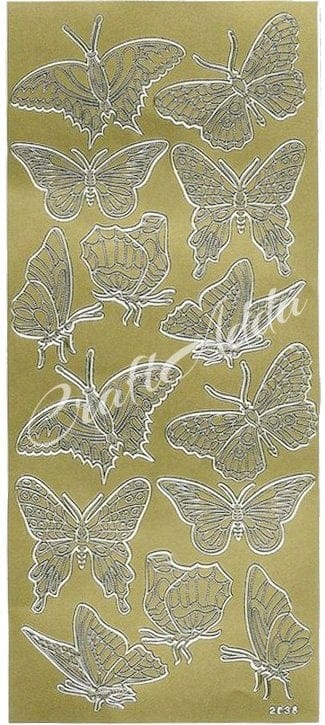 Peel Off Sticker (2038) - Set of 4 Peel Offs 2038 Peel Off Sticker (2038) - Set of 4