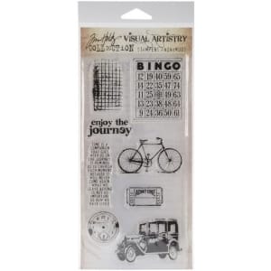 Tim Holtz Visual Artistry Clear Stamps - Playful Journey