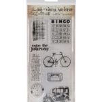 Tim Holtz Visual Artistry Clear Stamps - Playful Journey