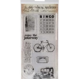 Tim Holtz Visual Artistry Clear Stamps - Playful Journey