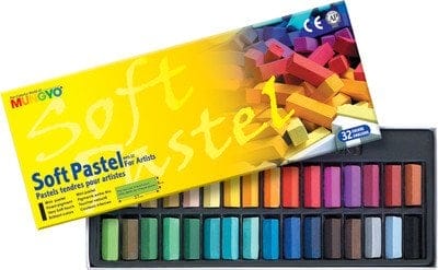 Mungyo Soft Pastel Half-Length Crayons (32 assorted colors) mps 32 Mungyo Soft Pastel Half-Length Crayons (32 assorted colors)