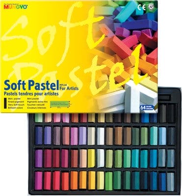 Mungyo Soft Pastel Half-Length Crayons (64 assorted colors) mps 64 Mungyo Soft Pastel Half-Length Crayons (64 assorted colors)