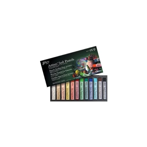 Mungyo Square Shaped Soft Pastel Crayon (12 assorted colors)