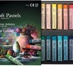 Mungyo Square Shaped Soft Pastel Crayon (24 assorted colors)