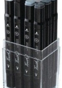 Shinhan Touch Marker "BG" (Blue Gray) Color - Set of 12