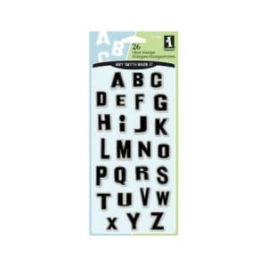 Inkadinkado Clear Stamps- Fun Alphabet (26 Stamps)