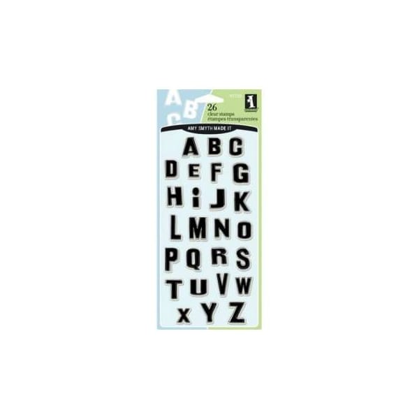 Inkadinkado Clear Stamps- Fun Alphabet (26 Stamps)