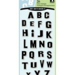 Inkadinkado Clear Stamps- Fun Alphabet (26 Stamps)