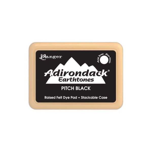 Adirondack Dye Ink Pad Earthtones - Pitch Black
