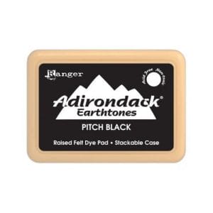 Adirondack Dye Ink Pad Earthtones - Pitch Black