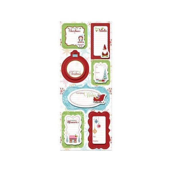 Imaginisce Cottage Christmas Collection - Holly Jolly Sticker Stackers