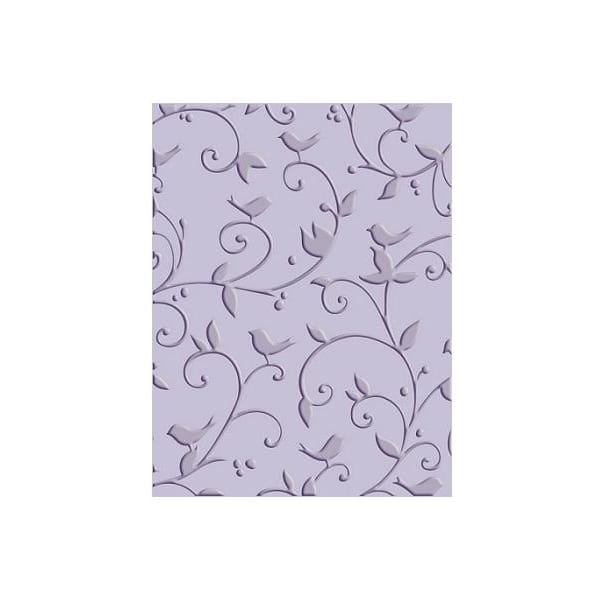Cuttlebug Embossing Folder A2 Birds and Swirls