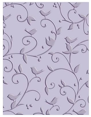 Cuttlebug Embossing Folder A2 Birds and Swirls Cuttlebug Embossing Folder A2 Birds and Swirls Cuttlebug Embossing Folder A2 Birds and Swirls