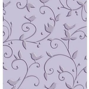 Cuttlebug Embossing Folder A2 Birds and Swirls