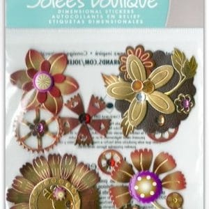 Jolee's Boutique - Steampunk Flowers Dimensional Stickers