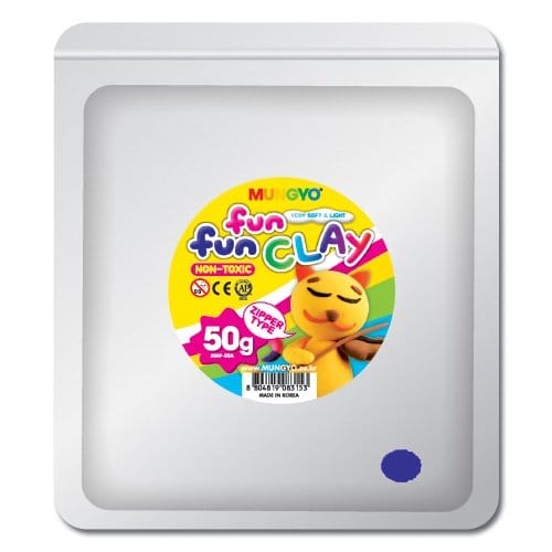 Mungyo Fun Fun Clay - Blue (50gms) MMF50BLUE Mungyo Fun Fun Clay - Blue (50gms)