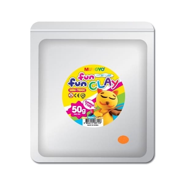 Mungyo Fun Fun Clay - Orange (50gms)