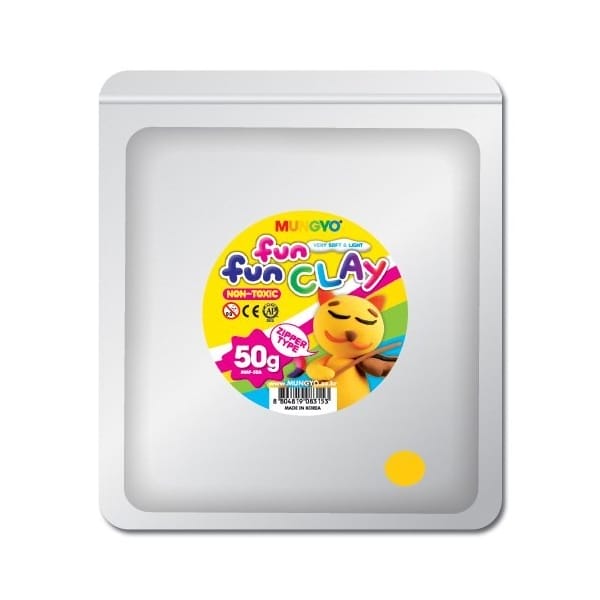 Mungyo Fun Fun Clay - Yellow (50gms)