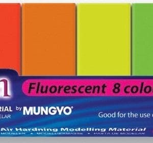 Codiform Non Air Hardening Fluorescent Clay (8 Fluorescent Colors)