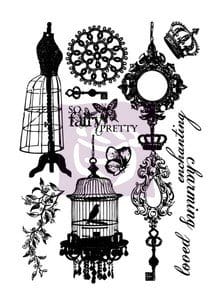 Prima Flowers FAIRY BELLE Cling Stamp