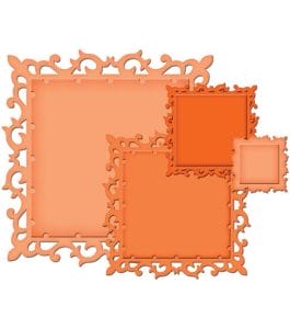 Spellbinders Nestabilities Elements Dies - Fleur De Lis Squares
