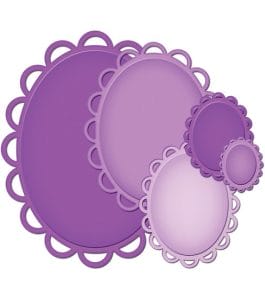 Spellbinders Nestabilities Elements Dies - Lacey Ovals