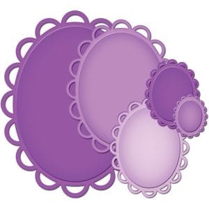 Spellbinders Nestabilities Elements Dies - Lacey Ovals