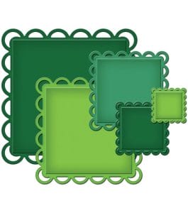 Spellbinders Nestabilities Elements Dies - Lacey Squares