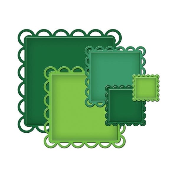 Spellbinders Nestabilities Elements Dies - Lacey Squares