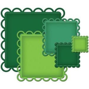 Spellbinders Nestabilities Elements Dies - Lacey Squares