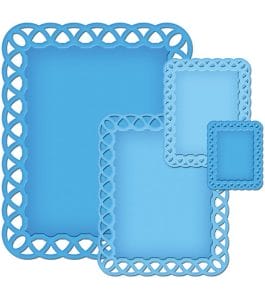 Spellbinders Nestabilities Elements Dies - Lattice Rectangle