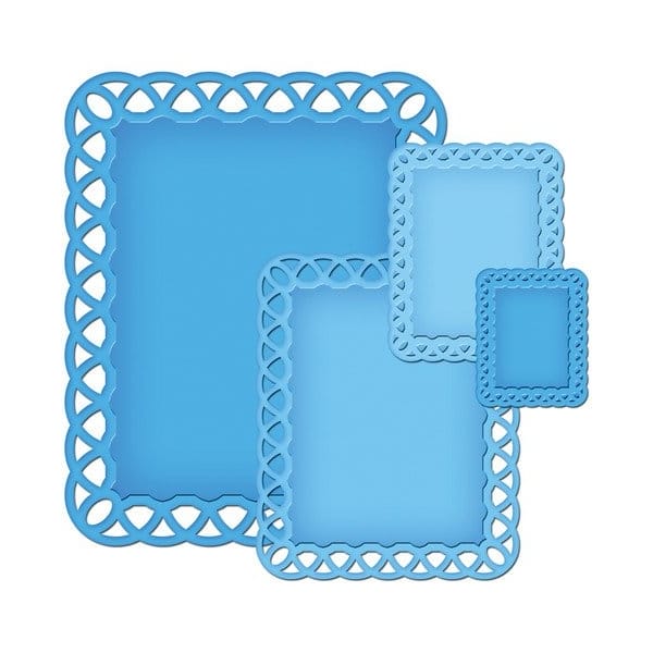Spellbinders Nestabilities Elements Dies - Lattice Rectangle