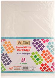 Lotus Snow-White Cartridge Paper A4 - Pack of 25 Sheets